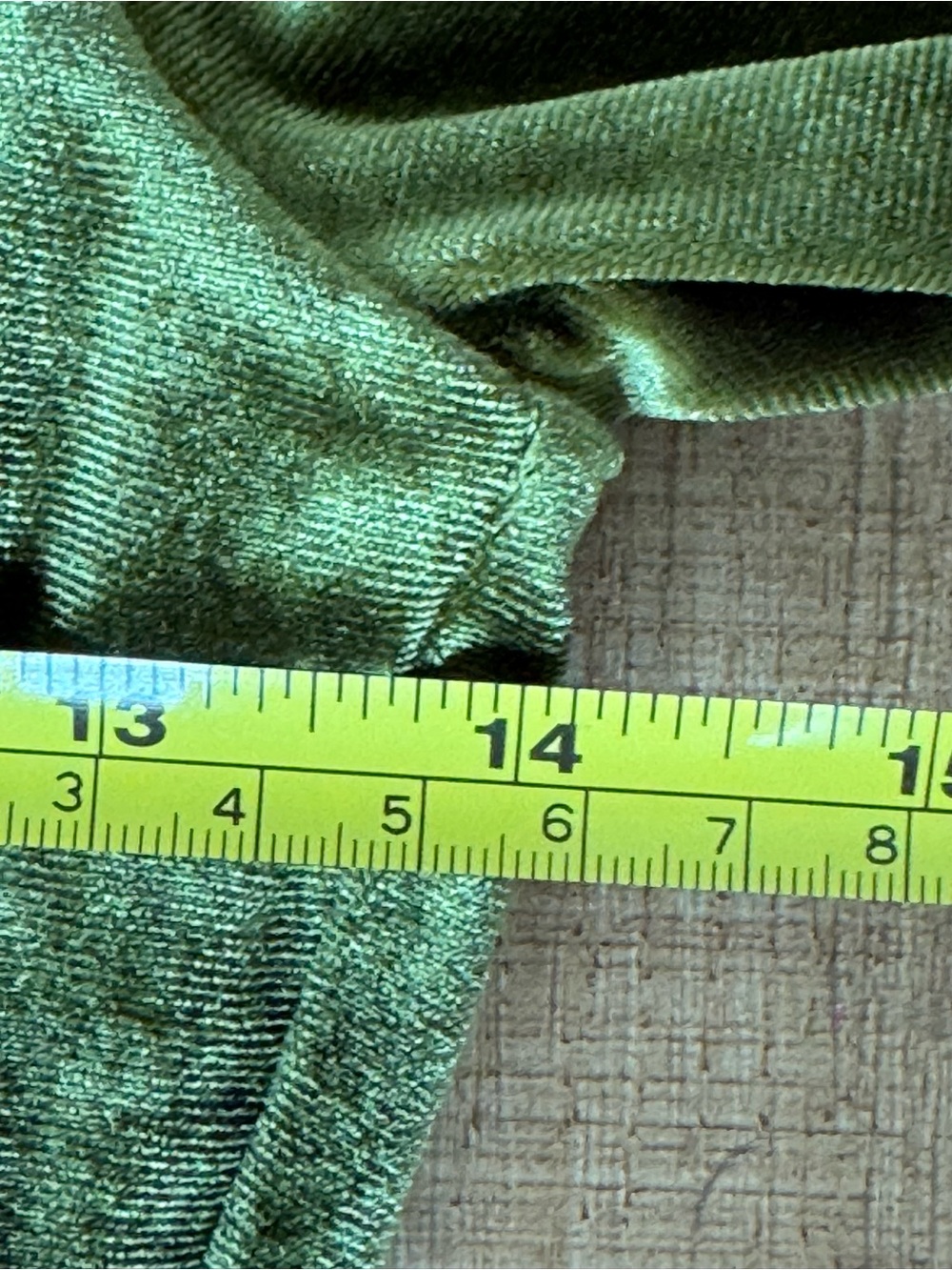 Reformation Sonora Green Velvet Square Neck Top XS - Picture 8 of 8